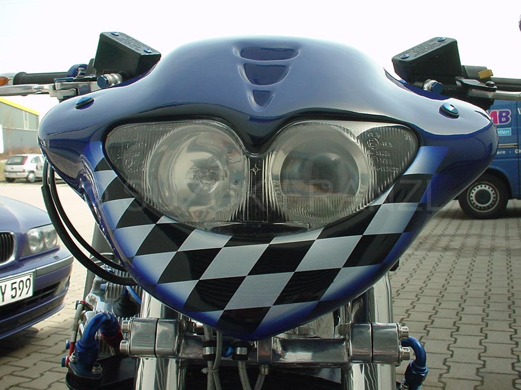 BigBike Lampenmaske Suzuki GSXR 1100